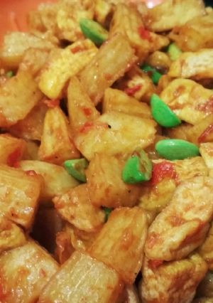 Foto resep 01. Sambal Goreng Kentang Tahu Petai