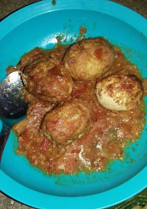 Foto resep Sambal goreng telur