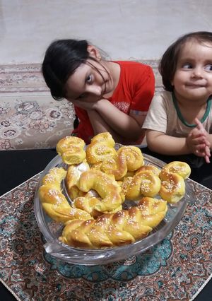 عکسی از دستور نان زعفرانی سوئدی