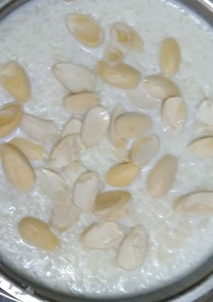 A picture of Sharad Purnima Steamed rice Special Kheer.