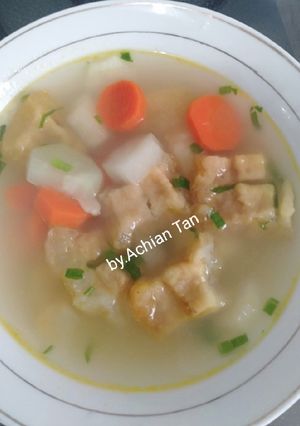 Foto resep Sup kulit babi(non halal)