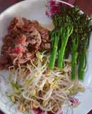 Thịt bò xào cà chua ăn eatclean