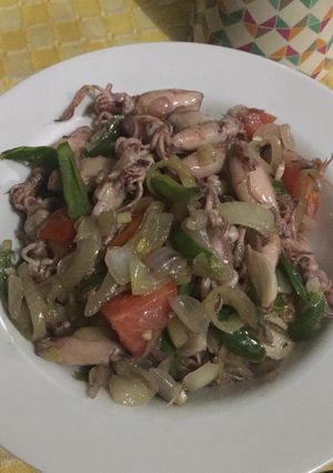 Foto resep Cumi asin cabe ijo