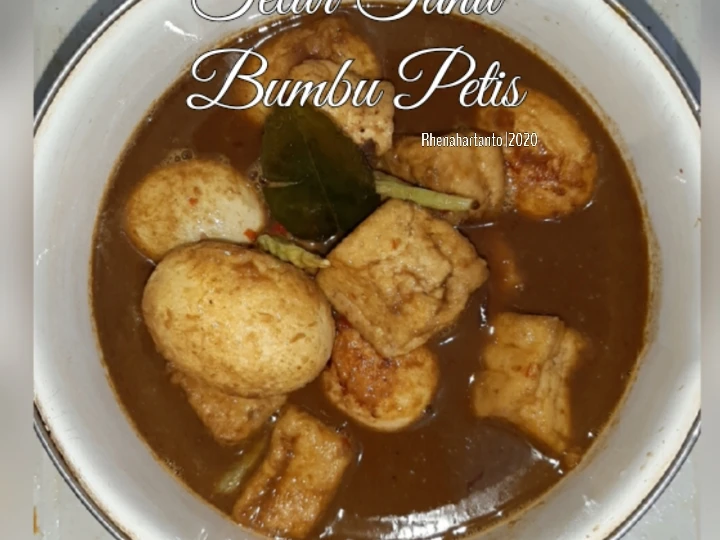 Langkah Gampang Membikin Resep Tahu Telur Bumbu Petis Khas Jawa timur yang Lezat Anti Ribet, Uenak Banget