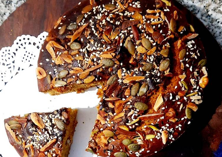 Simple Way to Make Ultimate Wheat Jaggery Cake