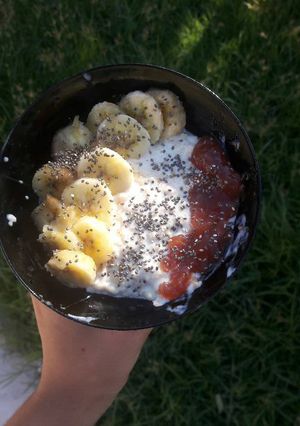 Una foto de Gachas o Porridge de avena