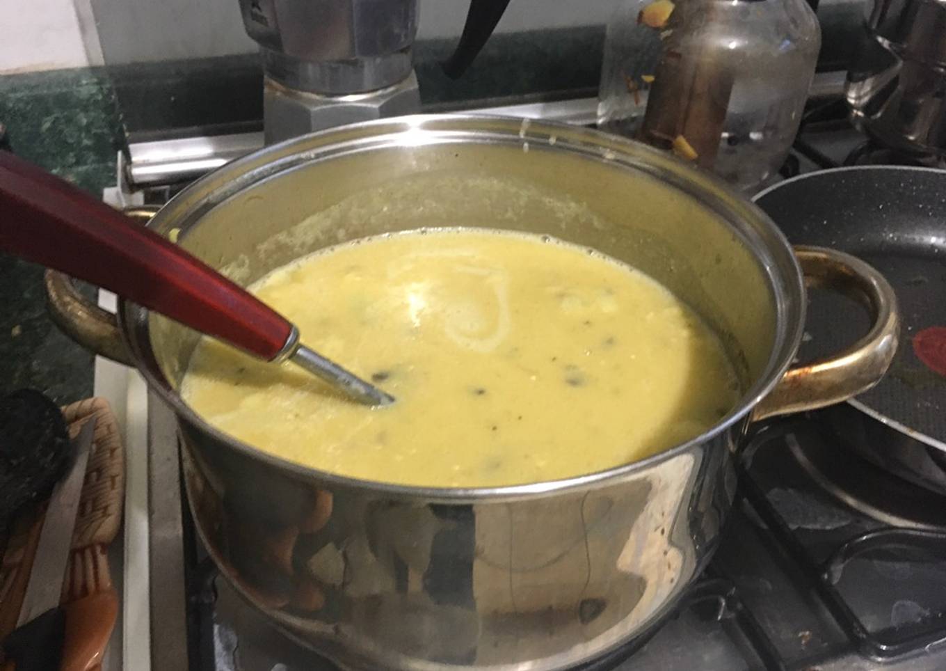 Crema de alubias y calabaza