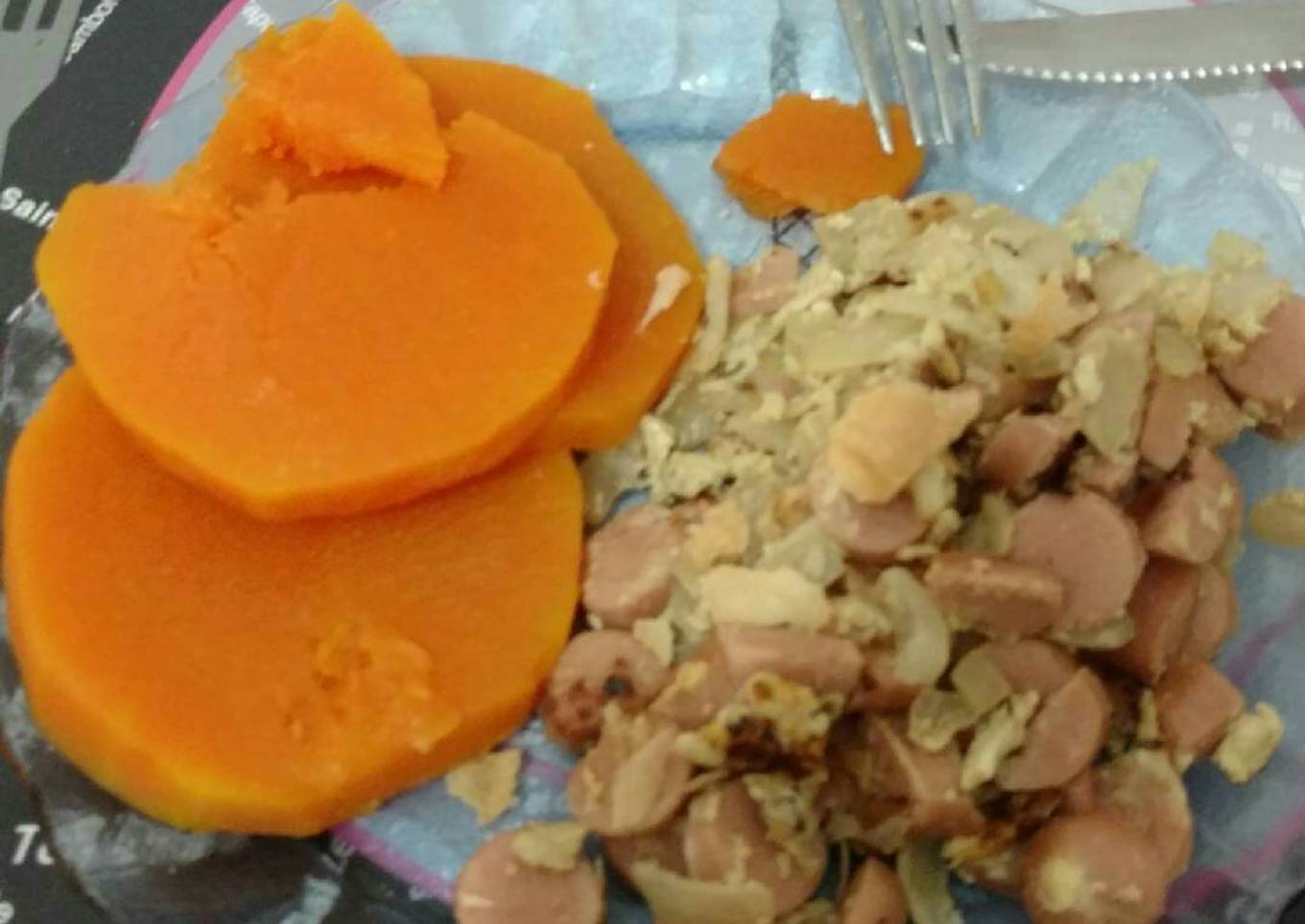 Revuelto con calabaza