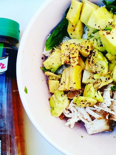 A picture of Chicken salad.