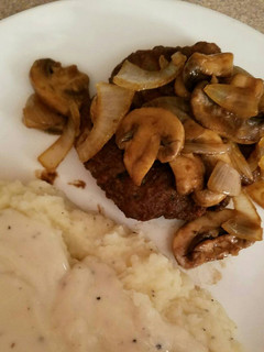 A picture of Hamburger Steaks.