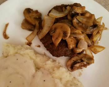 The New Way Prepare Recipe Hamburger Steaks Delicious Nutritious