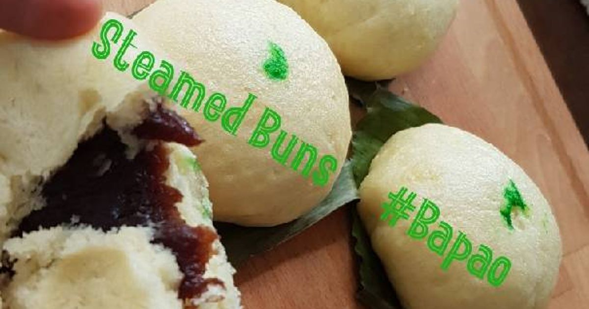Resep Red Bean Steamed Buns #Bapao #Pao Murmer oleh CookForKids - Cookpad