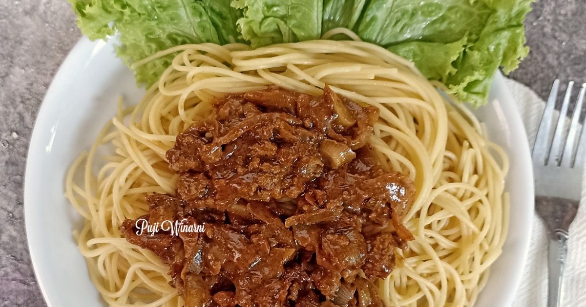Spaghetti rendang
