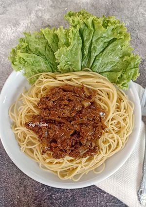 Spaghetti Rendang Resep Spaghetti Rendang oleh Puji Winarni - Cookpad