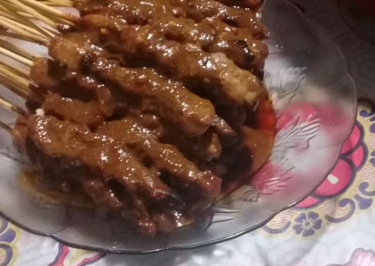 Sate ayam, dadakan