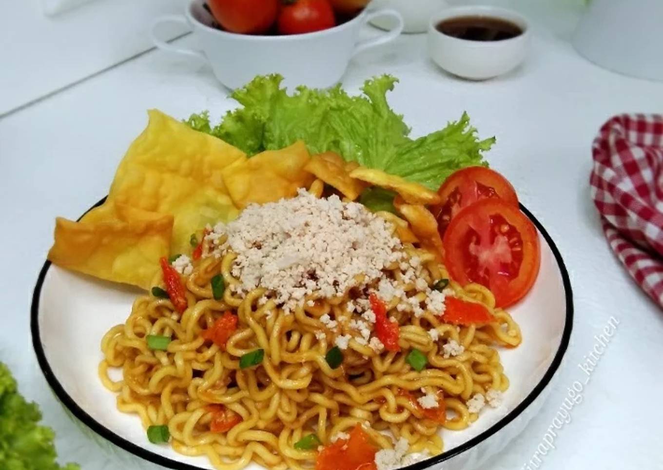 Mie Setan Ala Mie Gacoan (versi manis)