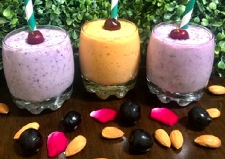 Steps to Prepare Favorite Indian blackberry smoothie delight