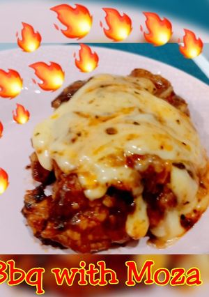Foto resep Chicken crispy sauce bbq with mozzarela