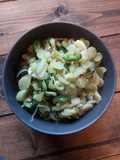 Tumis batang talas/ lompong