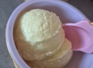 Une photo de Sorbet Pina Colada au Ninja Swirl