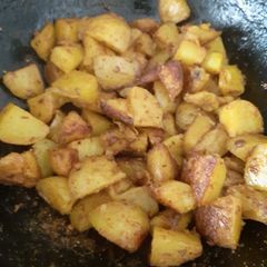 Chilke wale aloo A picture of Chilke wale aloo.