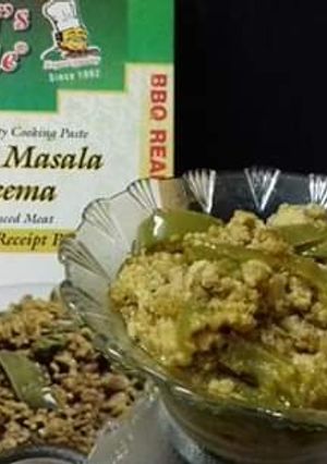 A picture of Hara Masala Qeema.