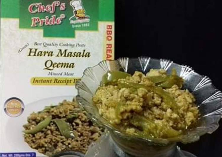Tasty And Delicious of Hara Masala Qeema
