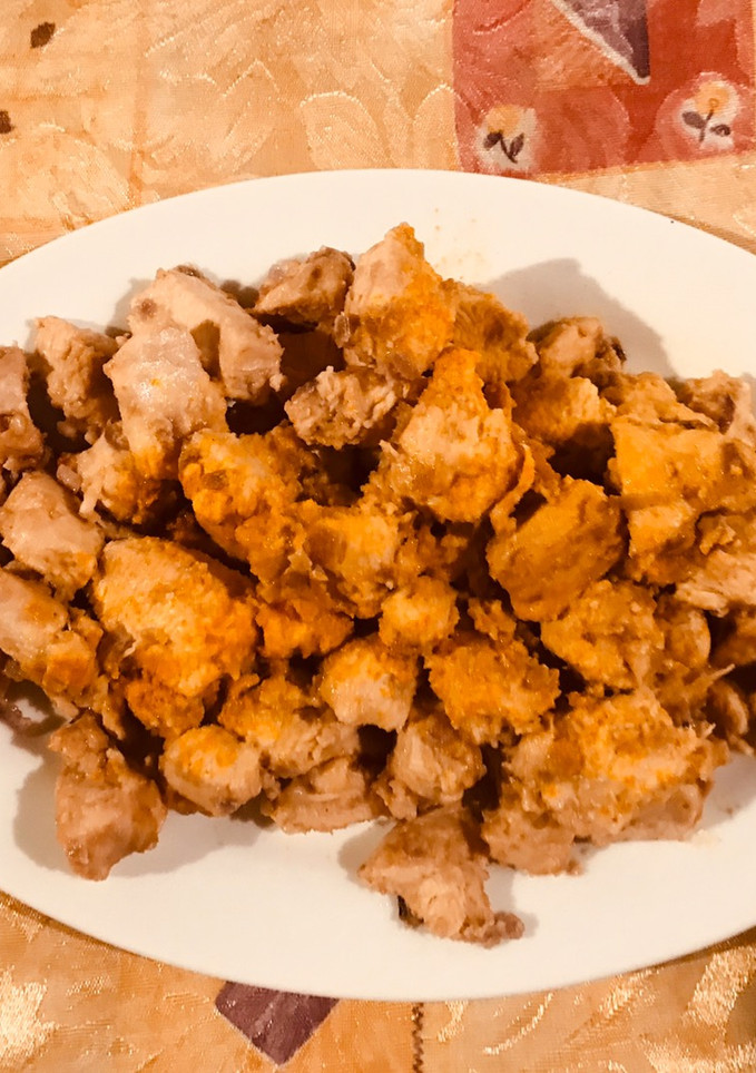 Una foto de Pollo con alioli