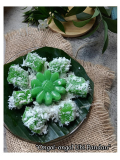 Foto resep Ongol Ongol Ubi Pandan