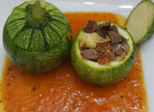 Una foto de Calabacitas rellenas