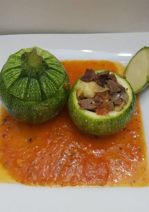 Una foto de Calabacitas rellenas