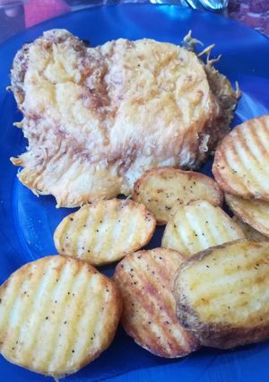 Sajt bundás karaj recept fotója