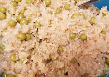 How to Make Delicious Rice  Peas