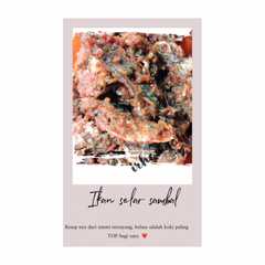 A picture of Ikan selar sambal.
