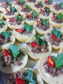 Foto resep (419) Kue Talam asin isi Daging Giling