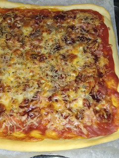 Una foto de Pizza casera