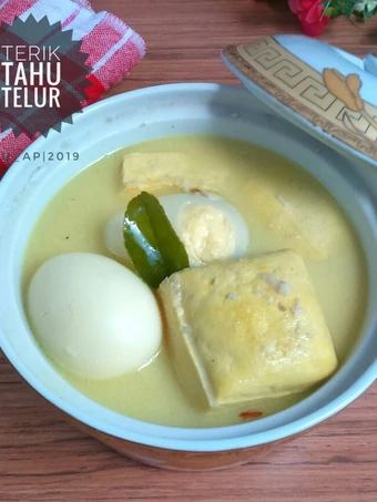 Cara Mudah Membuat Resep Terik Tahu Telur yang Lezat Anti Ribet, Sempurna