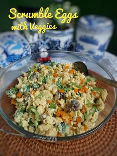 Foto resep Scrumble Eggs with Veggies