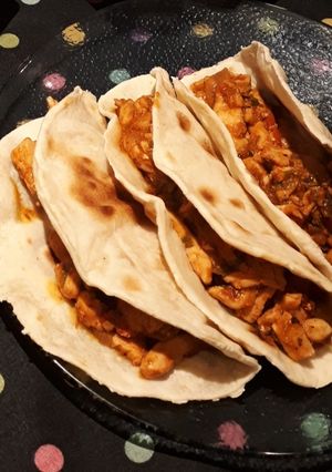 Una foto de Tacos de pollo