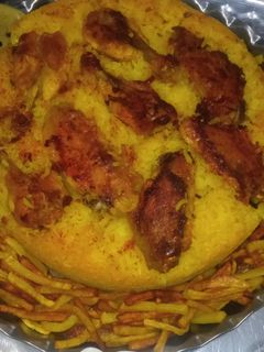 عکسی از دستور ته انداز مرغ🍗