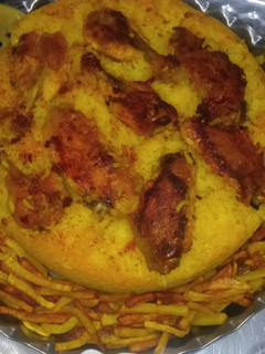عکسی از دستور ته انداز مرغ🍗