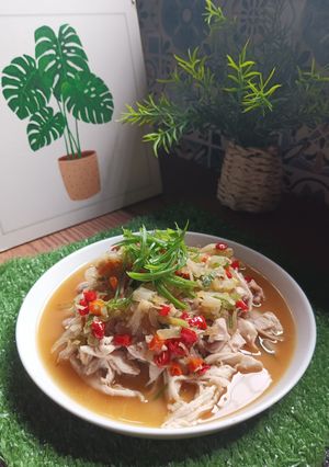 Foto resep Ayam kukus Jahe (diet friendly)