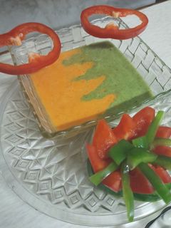 રેડ& ગ્રીન બેલપીપર ક્રીમ સુપ (Bell pepper Cream Soup Recipe in Gujarati) રેસીપી મુખ્ય ફોટો