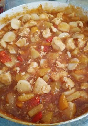 A picture of Healthy Sweet & Sour Chicken.