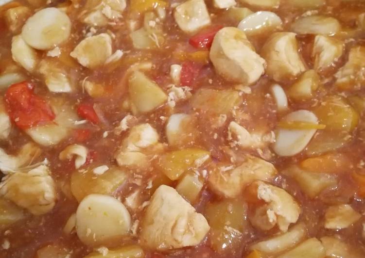 Recipe of Super Quick Homemade Healthy Sweet &amp; Sour Chicken