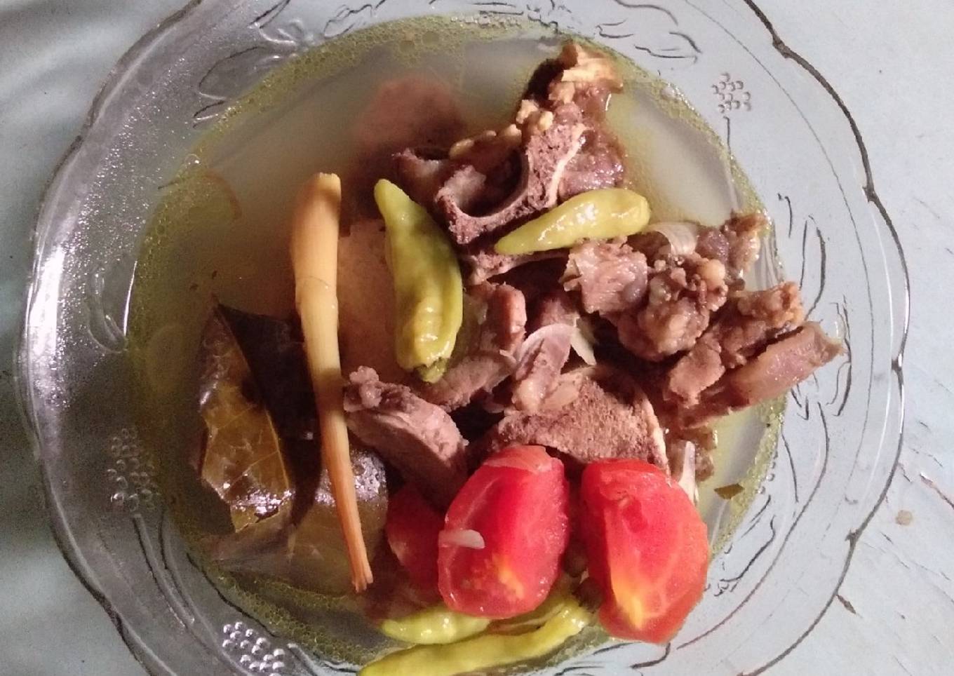 Asem2 daging dan tulang sapi