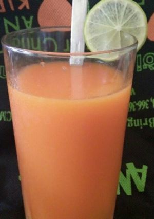 Hình của món Nước ép cam cà rốt.