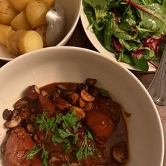 A picture of Coq au Vin.