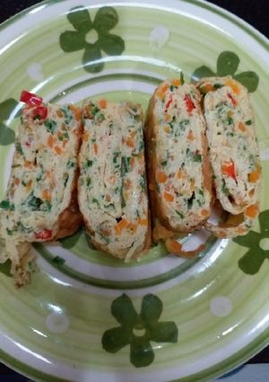 Foto resep Telur dadar gulung simple