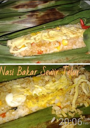 Foto resep Nasi Bakar Sewir Telur